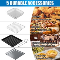 Four à air numérique multifonction de haute qualité en acier inoxydable, grille-pain électrique et fours à convection pour pizzas