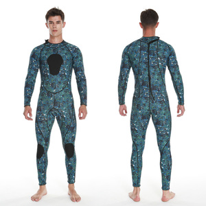 بدلة غوص مخصصة مع دعم بدلة غوص شاملة مموهة بأكمام طويلة دافئة من قطعة واحدة - Product Image 1