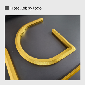 Custom Modern Design Metal Door <strong>Number</strong> Sign Plate Hollow <strong>House</strong> Room Door Signage For Hotels - Product Image 4