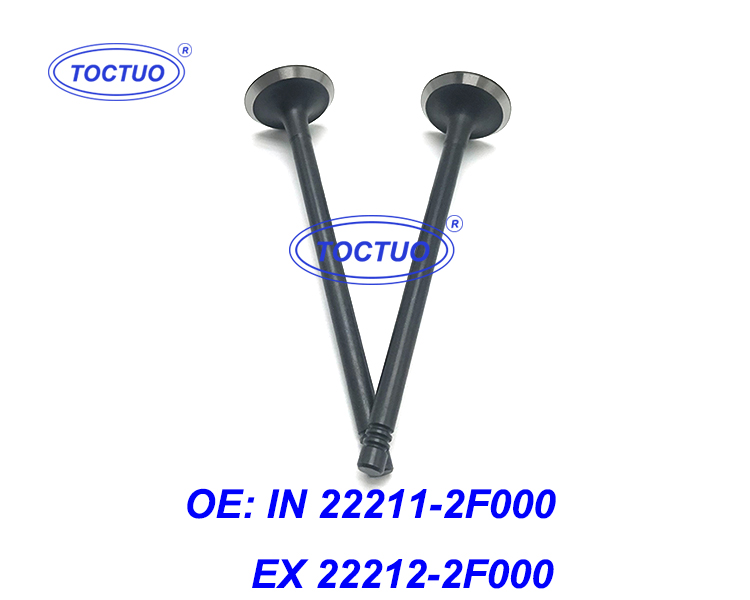 High Quality Engine Valve OE 22211-2F000 for Hyundai D4HB
