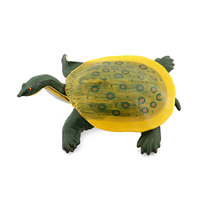 Modèle d'animal marin réaliste en PVC solide, tortue à coquille molle, jouet éducatif pour l'apprentissage de la maternité, assemblage d'aquarium, best-seller transfrontalier