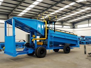 Fetech Tùy Chỉnh 200-400tph Di Động Cát phù sa Vàng Trọng Lực Quay <span class=keywords><strong>Trommel</strong></span> Trống Khoáng Sản Tách Khai Thác Rửa Nhà Máy - Product Image 3