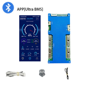 BMS intelligent 8S 24V 100A 150A 200A pour batteries LiFePO4 et Sodium-ion avec Bluetooth pour onduleur solaire et stockage d'énergie - Product Image 1