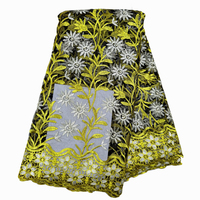 Tissu en dentelle brodée de pierres africaines de haute qualité, 100 % polyester, tissu en dentelle française perlée pour occasions spéciales haut de gamme