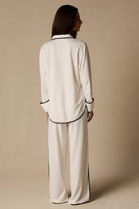 Women's Pajamas Set Bamboo Nightwear Modal Loungewear Custom <b>Pyjamas</b> Sets Cotton Sleepwear Wholesale Manufacturer - Product Image 4