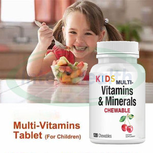 Ausreson OEM Halal Tabletas Masticables Multivitamínicas para Niños, Marca Privada, Suplemento Orgánico Natural, Tabletas Multivitamínicas para Niños - Product Image 2