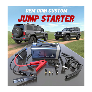 Portable 4 1 Car Motorcycle <strong>Battery</strong> <strong>Booster</strong> Truck Jump Starter Power Bank Charger Lithium <strong>Battery</strong> Pack Tire Air Pump Emergency - Product Image 4