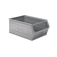 Bac de rangement en métal Fami Fami 88L 450x700x300mm Gris foncé RAL7000