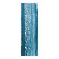 Organic Blue Natural Rubber Yoga Mats, Eco-friendly Yogamat