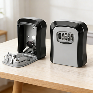 Caja de Seguridad para Llaves con Combinación de 4 Dígitos, Personalizable de Fábrica, para Montar en la Pared, para Exteriores, con Capacidad para 4 Códigos, para el Hogar - Product Image 6