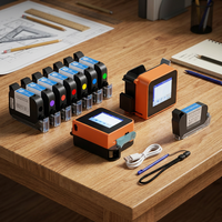 Mini Impresora Inteligente de Inyección de Tinta para Fechas de Caducidad, Impresora Digital Portátil para Códigos QR, Logotipos en Cajas y Códigos de Barras