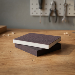 2-Side Sanding Sponge Block with Medium Hardness Aluminum Oxide 320-1200 Grit for Finishing - Product Image 2