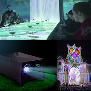 Máquina de proyección 3D dinámica, mapeo de proyección 3D, Full <span class=keywords><strong>HD</strong></span>, gran lugar, proyector, proporción de lanzamiento ANSI, iluminación para fiesta de escenario - Product Image 5