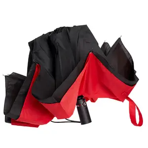 Automatisches Öffnen Schließen Reverse Umbrella Payung Compact Folding Inverted Umbrella