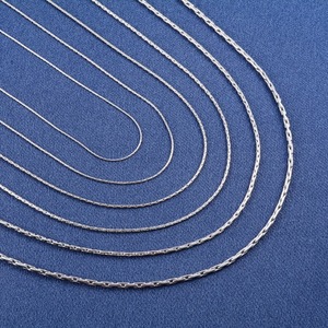 Collier fin en chaîne de câble pour le cou, en acier inoxydable 316L, pour femmes et hommes, couleur argent, collier ras du cou, accessoires de bijoux imperméables - Product Image 3