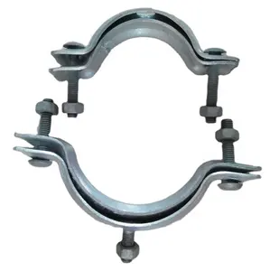 Hot dip galvanized steel pole clamp/beam clamp