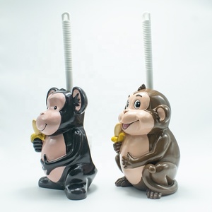<span class=keywords><strong>Porte</strong></span>-brosses de toilette modernes et tendance en résine noire et marron, faits à la main, uniques, imperméables, ne se décolore pas, mignons et adorables, pour la décoration de la salle de bain - Product Image 6