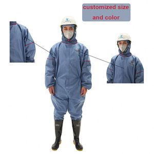 Overol de Trabajo Desechable con Cinta Protectora, Overol Desechable Resistente a Productos Químicos, Respuesta Rápida - Product Image 1