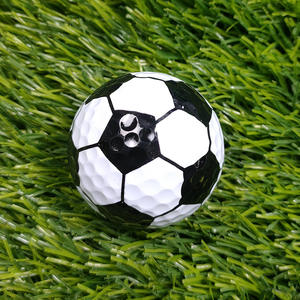 Balle de pratique de golf double couche Balle de golf de couleur avec motif de personnalité en caoutchouc Surlyn pour la pratique du jeu final - Product Image 1