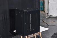 Baie de serveur murale TBS 15U 19 pouces, en kit plat KD, avec roulettes pour hub de surveillance de sécurité