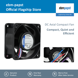 Ebmpapst 622/2H3P 12VDC 60X60X25mm 5.5W 9700รอบต่อนาที67m 3 /h ลูกปืน oum/odm พัดลมระบายความร้อนตามแนวแกนไฟฟ้า - Product Image 2