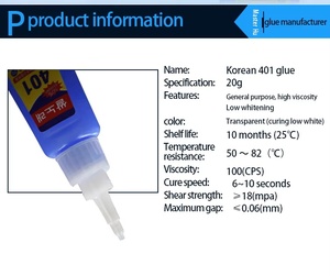 กาวอะคริลิก JXY Korean Original Metylan 401 ยึดติดแน่นทันที สำหรับซ่อมแซมไม้ โลหะ และพลาสติก - Product Image 3