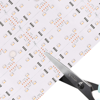 Panneau lumineux LED flexible RGBW 24V 5050 ultra-fin découpable pour rétroéclairage de pierre d'onyx et décoration murale de luxe
