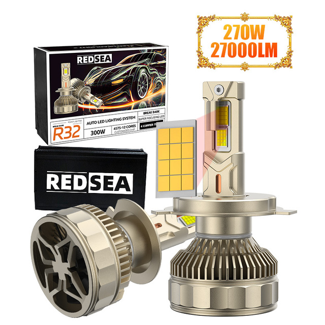 REDSEA High Power 300W R32 Canbus Car Led H7 Light H11 9005 9006 9012 Luces Led Auto 9004 9007 H1 H3 H4 H13 Led Headlights Bulbs