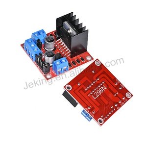 Jeking Dual H-Bridge Carte contrôleur de module de pilote de moteur pas à pas DC <span class=keywords><strong>L298N</strong></span> - Product Image 4