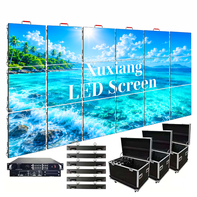 Waterproof Led Billboard Rental P3.91 Led Display Screen Foldable Indoor Outdoor Led Video Wall for Concert Event Stage Backdrop