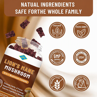 Gummies aux champignons Lion's Mane à marque privée OEM/ODM – Complexe 10x pour la concentration