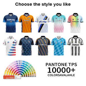 Nouveau maillot de football en sublimation avec logo brodé, style décontracté, entraînement d'équipe, 100% polyester, maillot de football pour les fans - Product Image 5