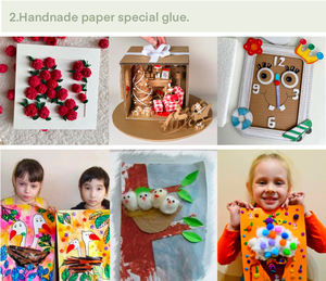 משלוח מדגם זול ברור <span class=keywords><strong>PVA</strong></span> דבק עבור רפש ביצוע, נייר דבק - Product Image 3