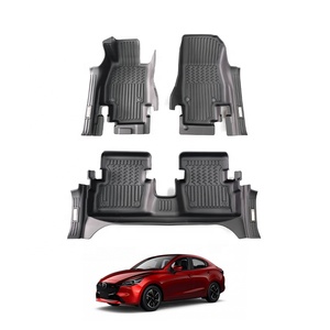 Alfombrillas de Coche TPE al por Mayor de Fábrica, Cubierta Antideslizante para Alfombra, Accesorios Interiores para Vehículos TXR, para <span class=keywords><strong>Mazda</strong></span> <span class=keywords><strong>2</strong></span> Sedán 2014- - Product Image 1