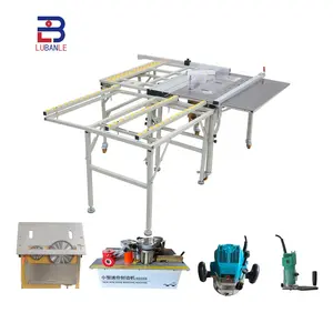 Multi functional mini sliding table saw wood folding panel saw for woodworking