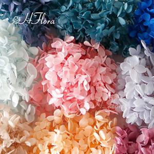 ดอกไม้ธรรมชาติที่เก็บรักษาไว้ได้ง่ายดอกไฮเดรนเยียของตกแต่งบ้านงานแต่งงานช่อดอกไม้แห้ง - Product Image 6