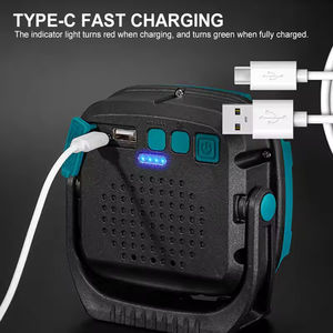 Lampe de travail portable à LED rechargeable, magnétique, étanche, sans fil, pour le chantier - Product Image 4