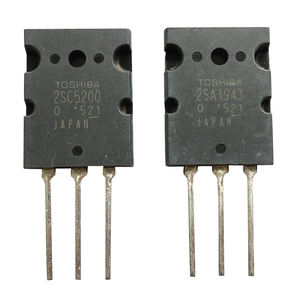 Novo amplificador transistor 2sc5200 2sa1943, c5200 a1943, npn transistor