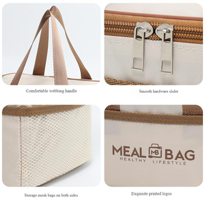 Di alta qualità in alluminio capacità sacchetto di raffreddamento impermeabile isolato pic Food Bag per ufficio promozionali regali aziendali - Product Image 3