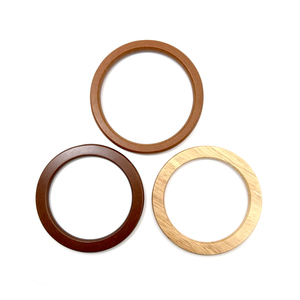 En gros Matériel de <span class=keywords><strong>Sac</strong></span> À Main Poignées en <span class=keywords><strong>Bois</strong></span> <span class=keywords><strong>Sac</strong></span> Rond À La Main Poignée - Product Image 2