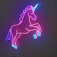 Les fabricants transfrontaliers vendent des néons à LED, des lumières d'anime de dessin animé, des lumières décoratives créatives murales pour chambre d'enfants