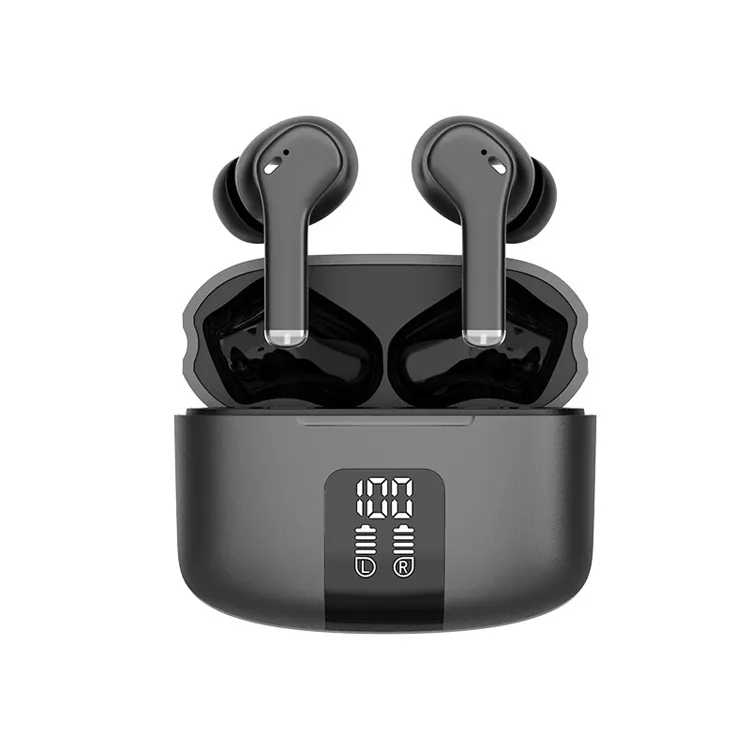 US Popular Earbud & in-ear Headphones Digital Display Wireless Earbuds Stereo TWS earbuds Noise Canceling Earphones headphones