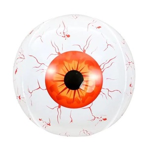 Ballon de <span class=keywords><strong>plage</strong></span> transparent effrayant de 22 pouces avec œil sanglant, 3 couleurs, ballon gonflable pour Halloween, fête au bord de <span class=keywords><strong>la</strong></span> piscine, décoration d'horreur, vente en gros - Product Image 2