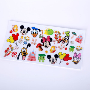 Autocollant de transfert UV DTF personnalisé, étiquette en cristal 3D imperméable, autocollant mignon de dessin animé pour bagages et valises - Product Image 4