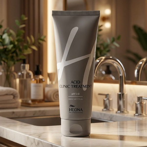 Champú de Tratamiento Clínico con Ácido Heona, pH 52, Sin Parabenos, Aroma Floral, Hidratante, para Cabello Teñido, Dañado y Débil, Crema con pH Ácido Ligero - Product Image 2