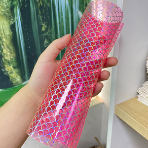 <span class=keywords><strong>Film</strong></span> TPU transparent écologique et imperméable à l'eau, motif sirène, pour sacs, chaussures, impression, nappes, rideaux et nœuds pour cheveux - Product Image 1