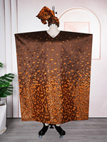 Robe africaine tendance grande taille pour femme S11088, vêtement ample imprimé jacquard, robe Dashiki africaine Boubou + foulard