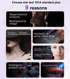 Analyseur de peau du visage et du cuir chevelu <span class=keywords><strong>professionnel</strong></span> 2026 AI, imagerie 3D HD, analyse de l'acné, du vieillissement, de la pigmentation, des pores, du microbiome - Product Image 5