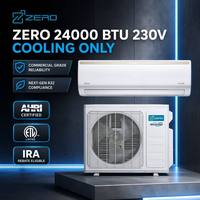Aire Acondicionado Mini Split Inverter de 2 Toneladas, 24000 BTU, 208-230V, Solo Frío, R32, Alto Rendimiento, para Importadores Mayoristas