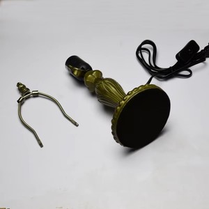 Usine chinoise en gros personnalisé européen Vintage vitrail motif <span class=keywords><strong>libellule</strong></span> abat-jour <span class=keywords><strong>Tiffany</strong></span> <span class=keywords><strong>lampe</strong></span> de table Flexible AC - Product Image 6